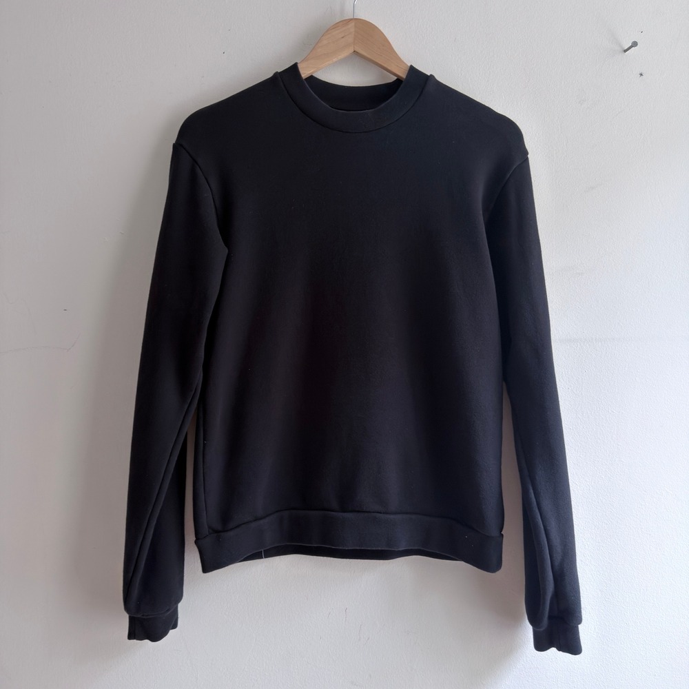 John Elliott Men's Sweatshirt Beach Crewneck Black Size S Excellent